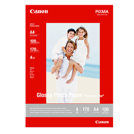 Fotopapper Canon Glossy Photo A4 100/fp