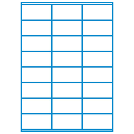 Etikett Nordic Office 70x36 mm 2400/fp