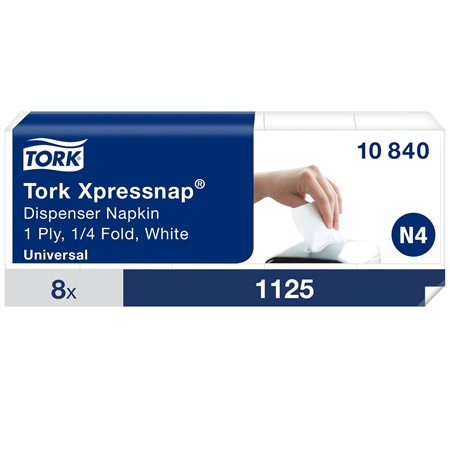 Dispenserservett Tork Xpressnap N4 Universal 1125st/fp