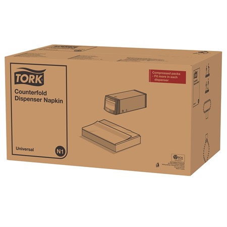 Dispenserservett Tork Counterfold N1 300st/fp