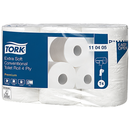 Toalettpapper Tork Extra Mjukt T4 4-lag 42 rl