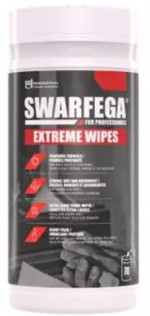 Våtrengöringsduk Swarfega Extreme Black Box 70st