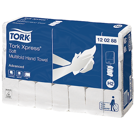 Pappershanddukar Tork Xpress Mjuk H2 2856 st