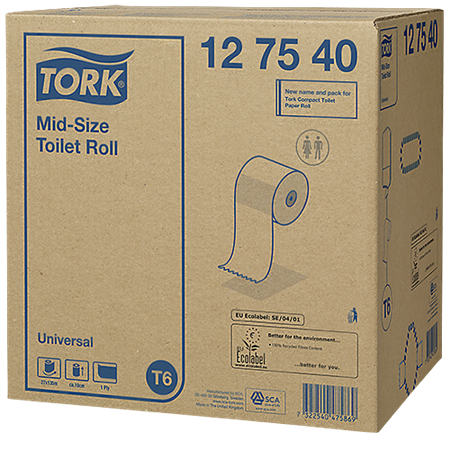 Toalettpapper Tork Mid-size T6 Universal 27 rl