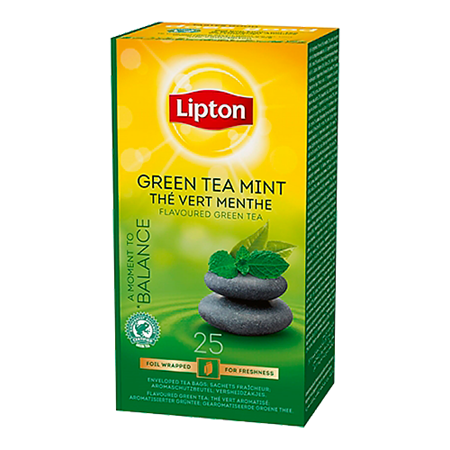 Te Lipton Green Tea Mint 25/fp