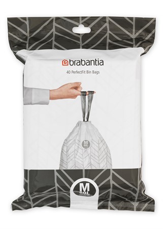 Avfallspåse Brabantia PerfectFit M 60 Liter 40st/fp