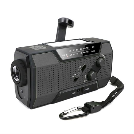 Nödradio Solar Hand crank Radio Pro