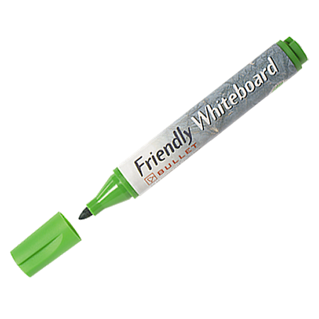 Whiteboardpenna Friendly 1,5-3 mm grön
