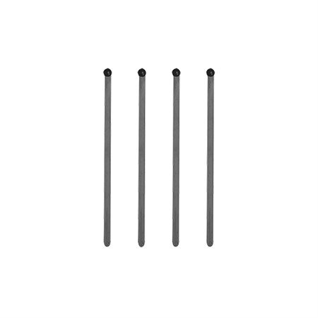 Drinkpinne Svart 500-pack