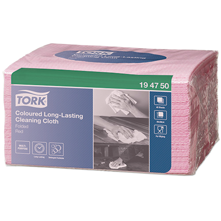 Torkdukar Tork röd 40/fp