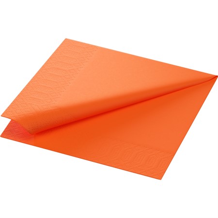 Servett 3-lags 33x33cm Orange 125 st