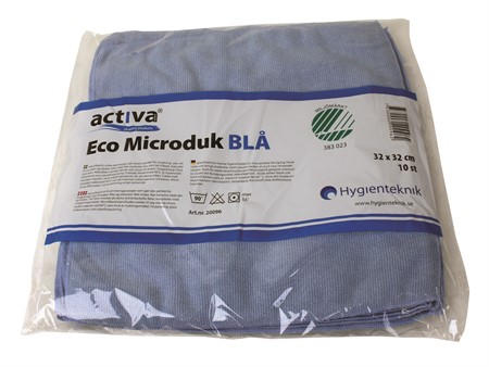 Microfiberduk Activa Eco blå