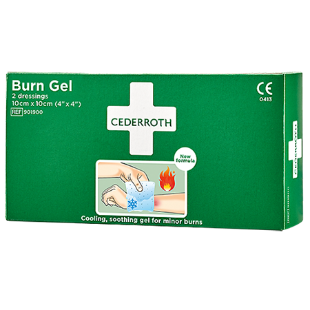 Kompresser för brännskador Burn Gel Dressing 2/fp