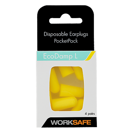 Hörselproppar Worksafe EcoDamp 4 par