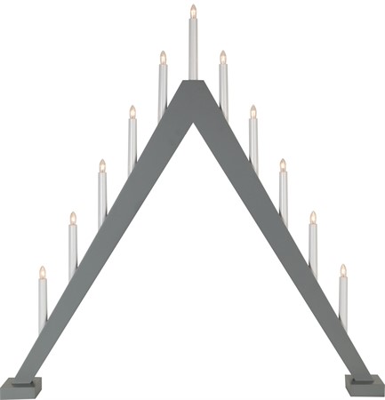 Ljusstake Trill 79x78cm Grå