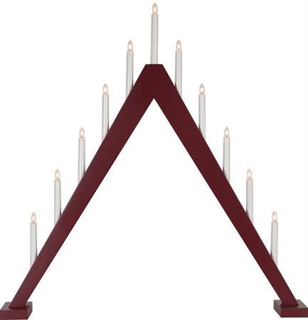 Ljusstake Trill 79x78cm Röd