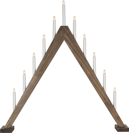 Ljusstake Trill 79x78cm Brun