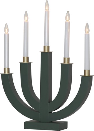 Adventsljusstake Eli 37x47cm Grön