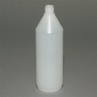 Flaska 1 Liter utan kapsyl transparent