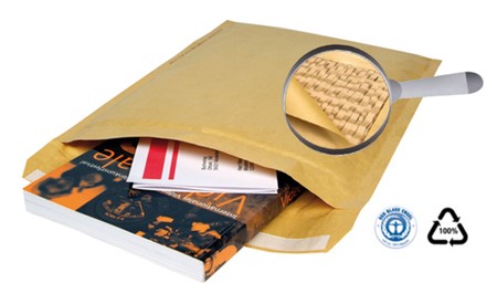 Vadderad kuvertpåse med remsa 365x470mm SU1520