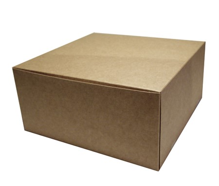 Bakelsekartong 19x19x9cm Brun/Vit 250st