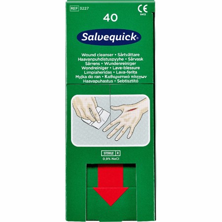 Salvequick sårtvättare 40-p