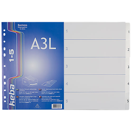 Plastregister KEBAdivider Business A3L 1-5