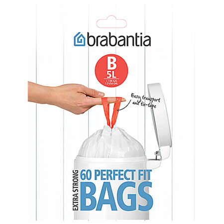 Avfallspåse PerfectFit B 5 liter 60-pack