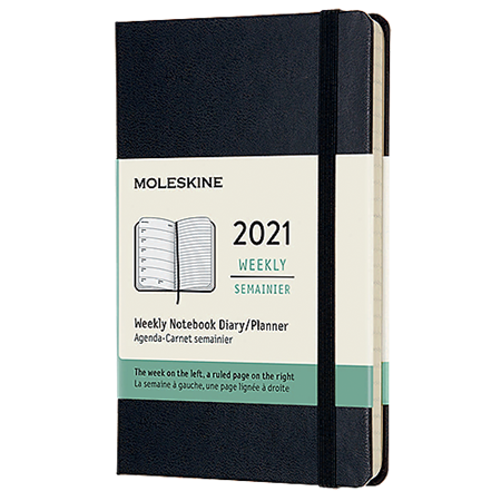 Alm. Moleskine 12M Weekly Hard Pocket