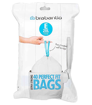 Avfallspåse PerfectFit E 20 liter 40-pack