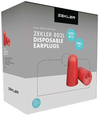 Hörselproppar 802L Zekler 200par