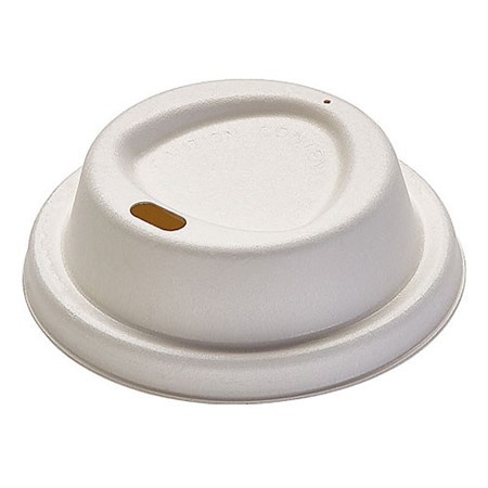 Lock till pappersbägare 35/47cl Bagasse 50st