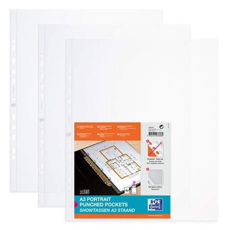 Plastficka Bantex A3 0,12 mm 25/fp