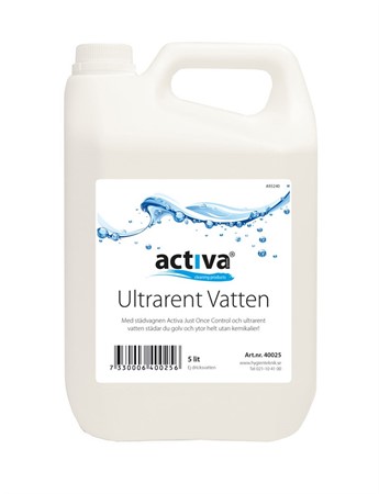 Ultrarent vatten Activa 5 liter
