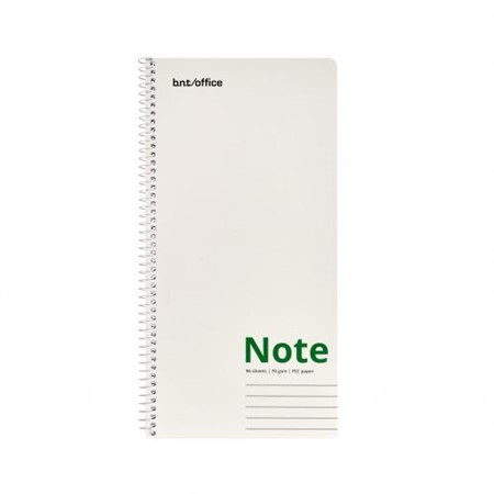Spiralkladd linjerat b.n.t/office 148x295mm