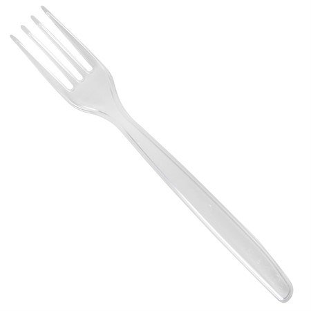 Bestick Gaffel 18,5cm Transparent 50st "Reuse"