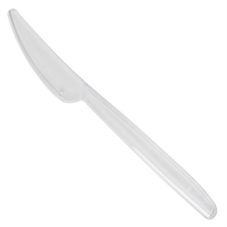 Bestick Kniv 18,5cm Transparent 50st "Reuse"