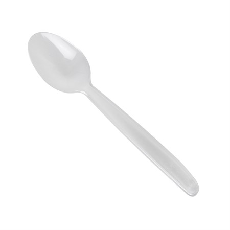 Bestick Kaffesked 13cm Transparent 50st "Reuse"