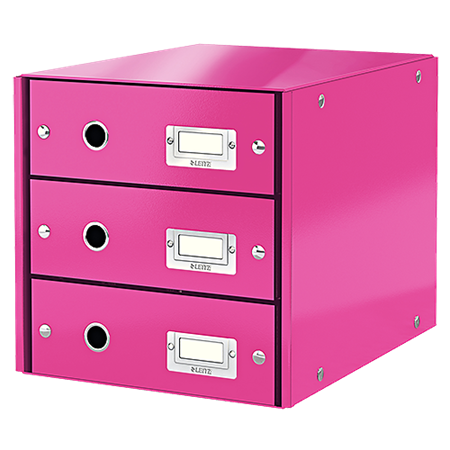 Förvaringsbox Click & Store rosa
