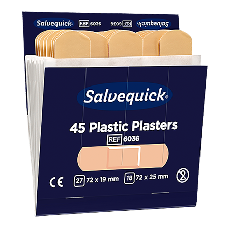 Plastplåster Salvequick 6 refiller/fp