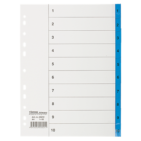 Register Timing Mega  1-10 blå