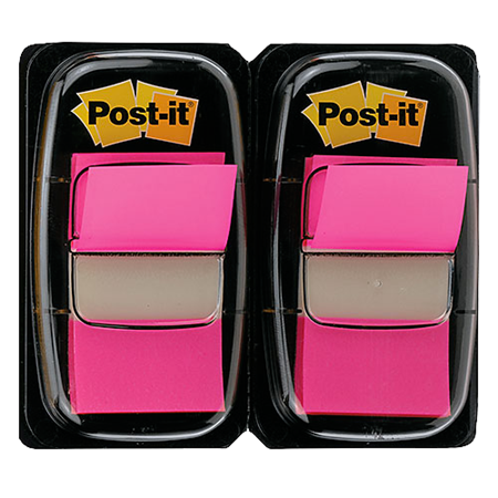 Märkflikar Post-it Index 680 cerise