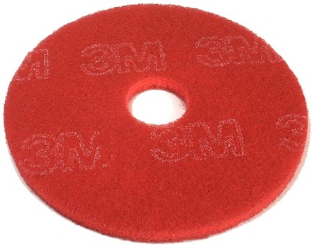 Golvvårdsrondell 3M Röd 13 tum - 330 mm