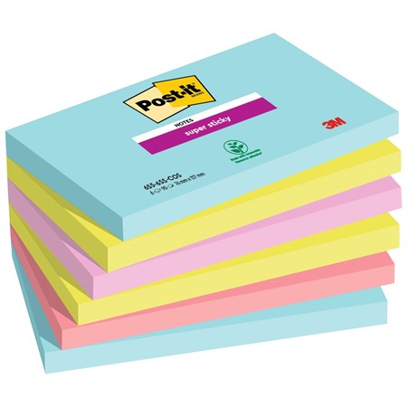 Post-it Super Sticky Notes Cosmic Collection 76x127 mm