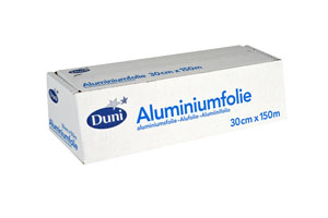 Aluminiumfolie i Box 30 cm x 150 m