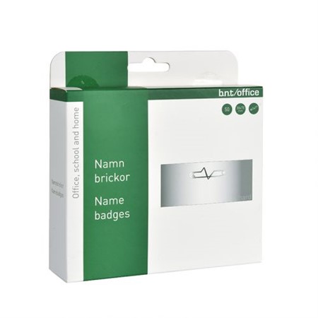 Namnskylt Nål 30x70mm 50st