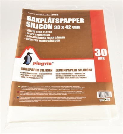 Bakplåtspapper Silicon 33x42cm 30-pack
