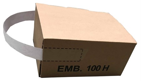 Emballage 100H 175x143x84mm med handtag