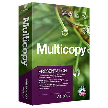 Kopieringspapper MultiCopy Presentation A4 80 g 500/fp