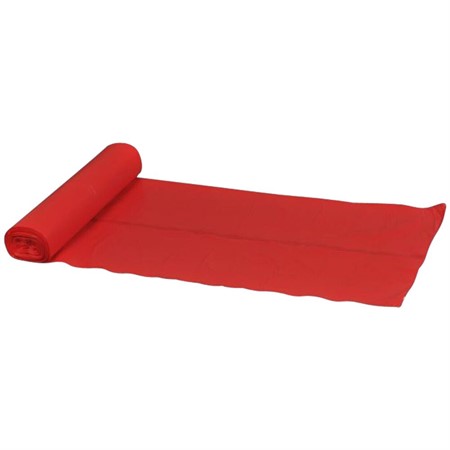 Plastsäck Röd 125 Liter 25st/rulle